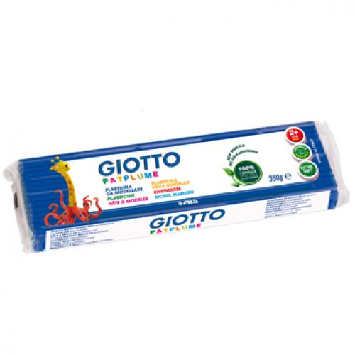 Plasticina Giotto Patplume 350gr Azul Escuro , Giotto , 160510103 , 8000144510139